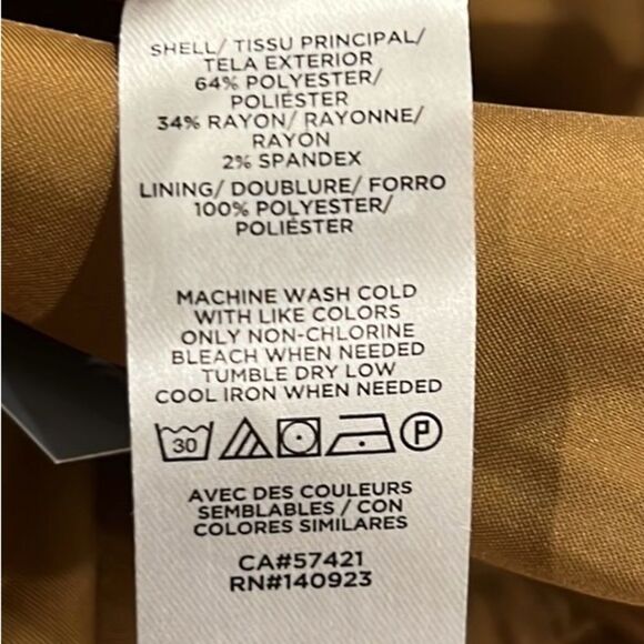 Loft outlet brown plaid side button mini skirt size 2P NWT - Picture 8 of 8